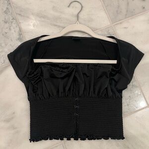 Urban Outfitters Black Crop Top
